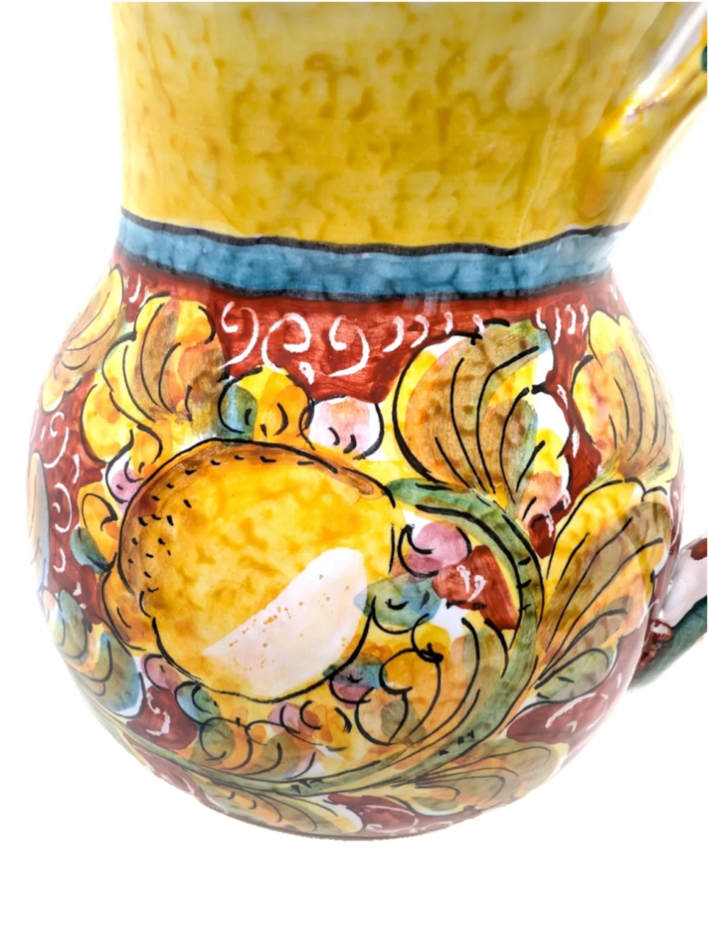 Umbria Girasole Hand-Painted Pitcher - Made in Italy